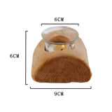 Maxbell Wooden Home Candle Holder Antique Wood Tea Light Display Candleholder B - Aladdin Shoppers