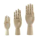 Maxbell Wooden Mannequin Sculpture Hands Manikin Male Left Hands Model Art Supply - Aladdin Shoppers