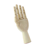 Maxbell Wooden Mannequin Sculpture Hands Manikin Male Left Hands Model Art Supply - Aladdin Shoppers