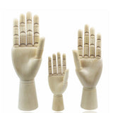 Maxbell Wooden Mannequin Sculpture Hands Manikin Male Left Hands Model Art Supply - Aladdin Shoppers