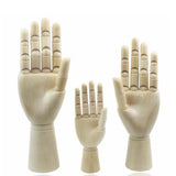 Maxbell Wooden Mannequin Sculpture Hands Manikin Male Right Hands Model Art Supply - Aladdin Shoppers