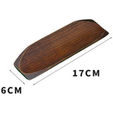 Maxbell Wooden Napkin Holder Sushi Plate Rectangular Towel Tray Dish Deep Color - Aladdin Shoppers