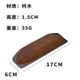 Maxbell Wooden Napkin Holder Sushi Plate Rectangular Towel Tray Dish Deep Color - Aladdin Shoppers