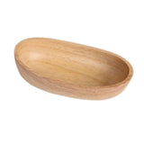 Maxbell Wooden Salad Serving Bowl Boatshape Fruits Salads Single Bowl Extra Small - Aladdin Shoppers