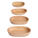 Maxbell Wooden Salad Serving Bowl Boatshape Fruits Salads Single Bowl Extra Small - Aladdin Shoppers