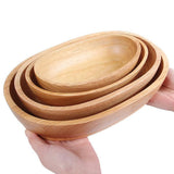 Maxbell Wooden Salad Serving Bowl Boatshape Fruits Salads Single Bowl Extra Small - Aladdin Shoppers