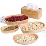 Maxbell Wooden Salad Serving Bowl Boatshape Fruits Salads Single Bowl Extra Small - Aladdin Shoppers