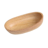 Maxbell Wooden Salad Serving Bowl Boatshape Fruits Salads Single Bowl Extra Small - Aladdin Shoppers