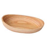 Maxbell Wooden Salad Serving Bowl Boatshape Fruits Salads Single Bowl Small - Aladdin Shoppers