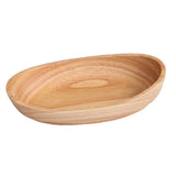 Maxbell Wooden Salad Serving Bowl Boatshape Fruits Salads Single Bowl Small - Aladdin Shoppers