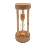 Maxbell Wooden Sandglass Hourglass Sand Clock Timers Desktop Clock 3 Minute Orange - Aladdin Shoppers