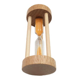 Maxbell Wooden Sandglass Hourglass Sand Clock Timers Desktop Clock 3 Minute Orange - Aladdin Shoppers