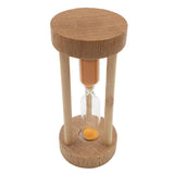 Maxbell Wooden Sandglass Hourglass Sand Clock Timers Desktop Clock 3 Minute Orange - Aladdin Shoppers