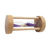 Maxbell Wooden Sandglass Hourglass Sand Clock Timers Desktop Clock 3 Minute Purple - Aladdin Shoppers