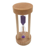 Maxbell Wooden Sandglass Hourglass Sand Clock Timers Desktop Clock 3 Minute Purple - Aladdin Shoppers