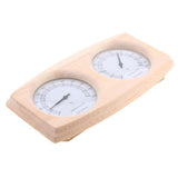 Maxbell Wooden Sauna Hygrothermograph Thermometer Hygrometer Sauna Room Accessory - Aladdin Shoppers