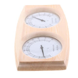Maxbell Wooden Sauna Hygrothermograph Thermometer Hygrometer Sauna Room Accessory - Aladdin Shoppers