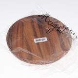 Maxbell Wooden Serving Tray Storage Tray Plate Tea Fruit Snacks Cake Tray XL 25cm - Aladdin Shoppers
