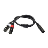 Maxbell XLR 5Pin Male to Dual 3Pin Female 2CH Camera Audio Cable Cord XLR Plug Lead - Aladdin Shoppers