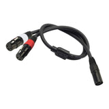 Maxbell XLR 5Pin Male to Dual 3Pin Female 2CH Camera Audio Cable Cord XLR Plug Lead - Aladdin Shoppers