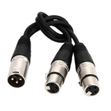 Maxbell XLR Splitter Female To Dual Male Y 3-Pin Audio Balanced Microphone Cable - Aladdin Shoppers