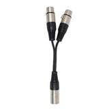 Maxbell XLR Splitter Female To Dual Male Y 3-Pin Audio Balanced Microphone Cable - Aladdin Shoppers