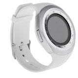 Maxbell Y1 Bluetooth Smart Watch Smart Tracker Waterproof Phone Watch White - Aladdin Shoppers