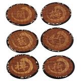 Maxbell Zen Blue Cloth Tea Cup Coaster TeaPot Holder Insulation Saucer Bamboo Mat #1 - Aladdin Shoppers