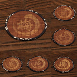 Maxbell Zen Blue Cloth Tea Cup Coaster TeaPot Holder Insulation Saucer Bamboo Mat #1 - Aladdin Shoppers