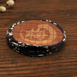 Maxbell Zen Blue Cloth Tea Cup Coaster TeaPot Holder Insulation Saucer Bamboo Mat #1 - Aladdin Shoppers