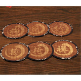 Maxbell Zen Blue Cloth Tea Cup Coaster TeaPot Holder Insulation Saucer Bamboo Mat #1 - Aladdin Shoppers