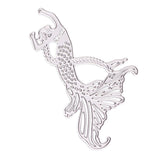 Mermaid Metal Cutting Dies Stencil for DIY Scrapbooking Photo Album Decoration Embossing Paper Cards Decorative Crafts Mermaid Die Cuts Handmade Gifts, 6.6x14.9cm - Aladdin Shoppers
