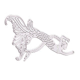 Mermaid Metal Cutting Dies Stencil for DIY Scrapbooking Photo Album Decoration Embossing Paper Cards Decorative Crafts Mermaid Die Cuts Handmade Gifts, 6.6x14.9cm - Aladdin Shoppers