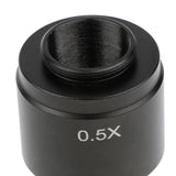 Metal 0.5X Camera C-Mount Lens Adapter Digital Eyepiece Low Focal for Microscope 30mm & 30.5mm (Pack of 1) - Aladdin Shoppers