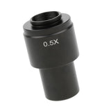Metal 0.5X Camera C-Mount Lens Adapter Digital Eyepiece Low Focal for Microscope 30mm & 30.5mm (Pack of 1) - Aladdin Shoppers