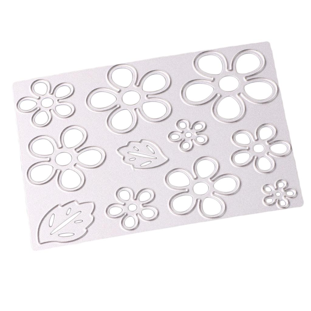 Metal Cutting Dies Flowers Stencils DIY Scrapbooking Die Cuts Album Paper Cards Decor Crafts Embossing Templates Handmade Gifts Home Decorations fit for Paper, Cardstock, Chipboard, Specialty Paper - Aladdin Shoppers