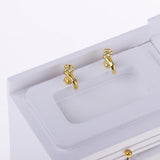 Miniature Kitchen White Wooden Cabinet Set Kit and Fridge 1:12 Dollhouse Furniture - Aladdin Shoppers