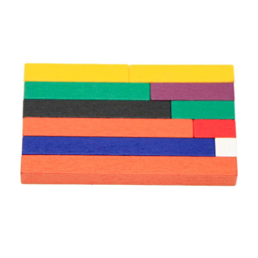 Montessori 1-10cm / Number Colored Counting Stick Toy , Mathematics Math Kids Early Educational Toy, Preschool Teaching Aid - Aladdin Shoppers