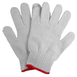 Pack Of 1 Pair White Protective Knit Work Gloves, 900g Roving, 90% COTTON - breathable, lightweight & comfortable - Aladdin Shoppers