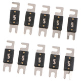 Pack Of 10 Nickel Plated Car ANL Blade Fuses Audio Electrical Protect 120A - Aladdin Shoppers