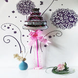 Pack of 10 Novelty Mini Happy Birthday Cake Foil Balloon Kids Adult Birthday Party Decoration - Aladdin Shoppers