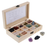 Pack of 15 Rock & Mineral Specimens Collection Kit Earth Geology Science Educational Toy for Kids - Aladdin Shoppers
