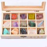 Pack of 15 Rock & Mineral Specimens Collection Kit Earth Geology Science Educational Toy for Kids - Aladdin Shoppers