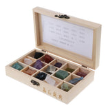 Pack of 15 Rock & Mineral Specimens Collection Kit Earth Geology Science Educational Toy for Kids - Aladdin Shoppers