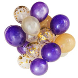 Pack of 20 Foil Confetti Latex Balloons Wedding Birthday Party Decoration 12 Inch - Aladdin Shoppers