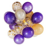 Pack of 20 Foil Confetti Latex Balloons Wedding Birthday Party Decoration 12 Inch - Aladdin Shoppers