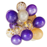 Pack of 20 Foil Confetti Latex Balloons Wedding Birthday Party Decoration 12 Inch - Aladdin Shoppers