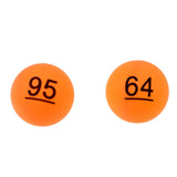 Pack of 50 Ping Pong Balls PP Material 40mm Training Table Tennis Ball Lucky Dip Gaming Lottery Washable Number.51-100 - Aladdin Shoppers