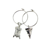Pack of 6 Alloy Wine Charms Pendant Glasses Ring Wedding Party Table Centerpieces - Aladdin Shoppers