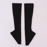 Pair of Dolls Knee Socks Stocking Clothes For 1/4 BJD SD Dolls Clothing Dress-up Accessory Black - Aladdin Shoppers